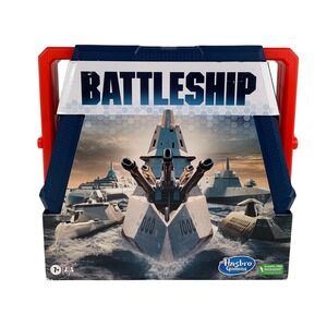 Hasbro Gaming Battleship Classic Board Game Strategy Portable Case F4527 New